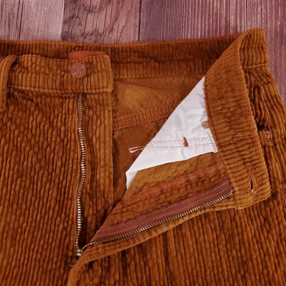 Mother Womens Size 30 High Waisted Study Hover Deep In The Valley Burnt Orange - Picture 8 of 16